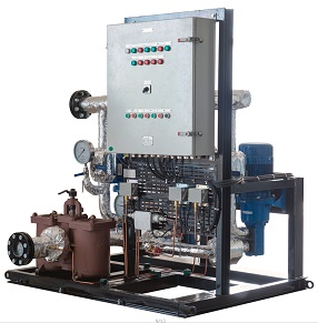 Heavy oil secondary feed pump module 